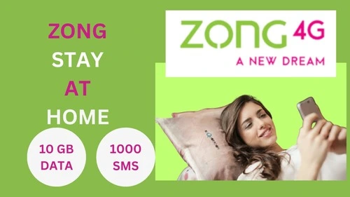 Zong Stay At Home Package(Weekly) For 2024