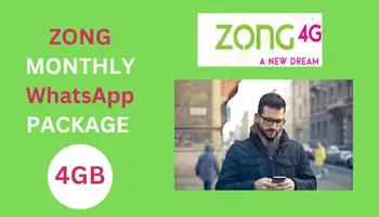 Zong Monthly WhatsApp Pacakge